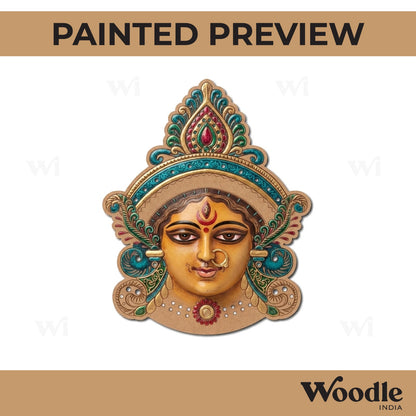 Durga Maa Pre Marked MDF Design 16