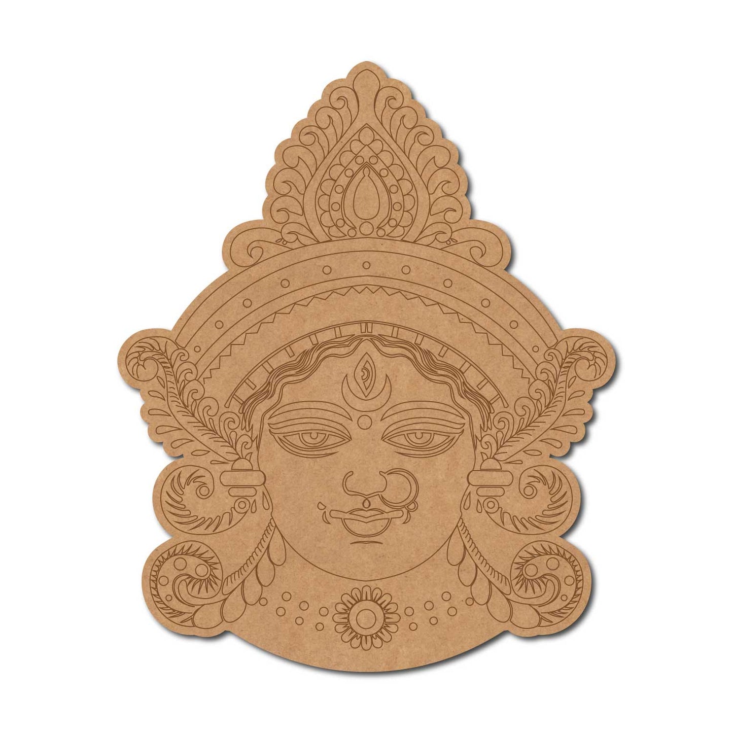 Durga Maa Pre Marked MDF Design 16