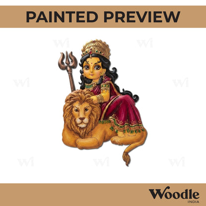 Durga Maa Pre Marked MDF Design 2