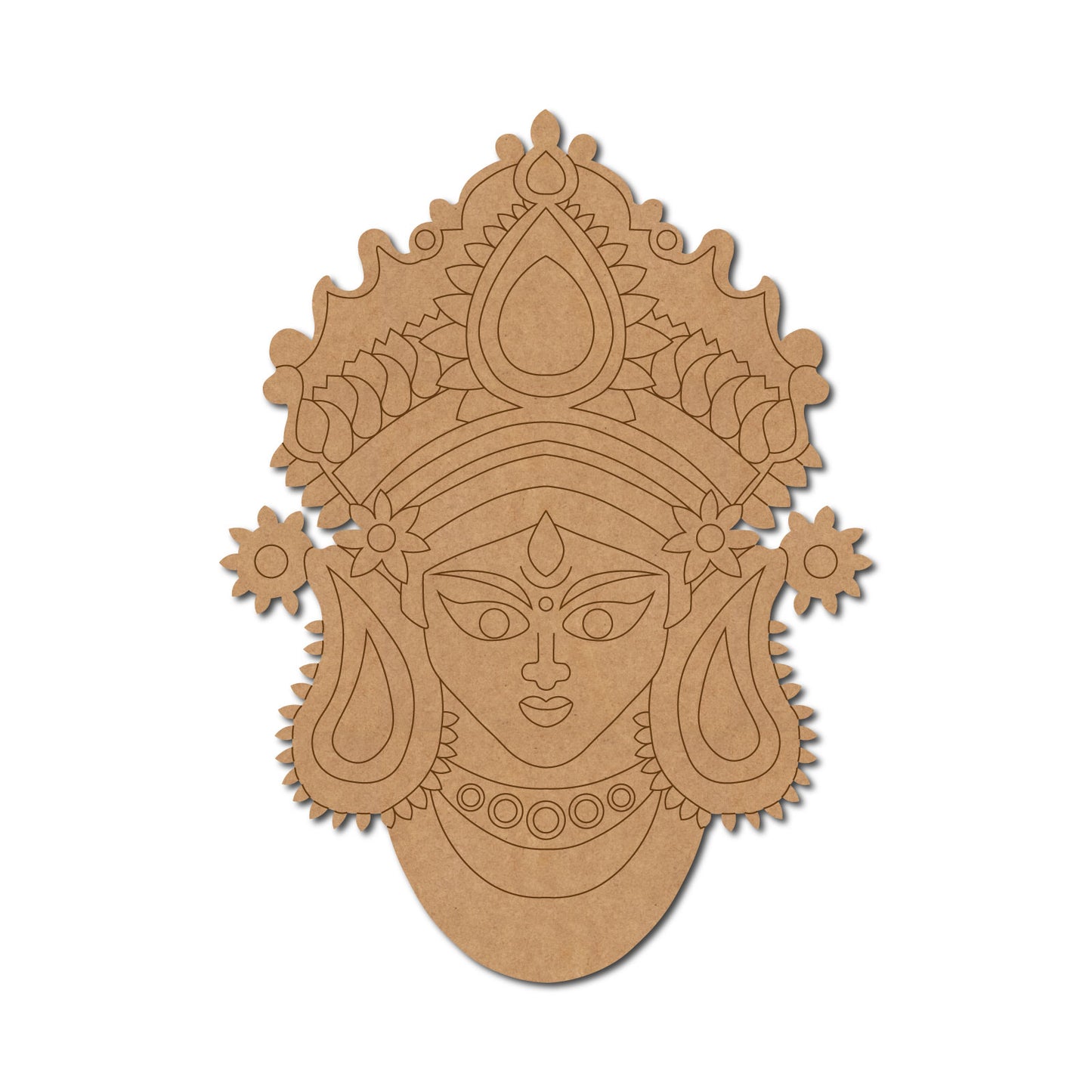 Durga Maa Pre Marked MDF Design 3