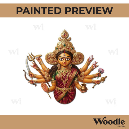 Durga Maa Pre Marked MDF Design 4