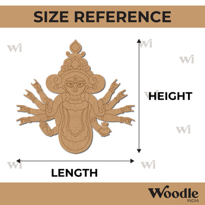 Durga Maa Pre Marked MDF Design 4