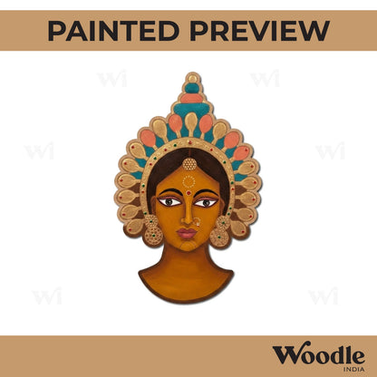 Durga Maa Pre Marked MDF Design 8
