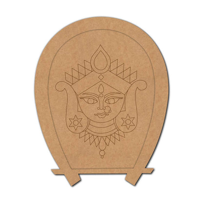 Durga Maa Two Layered Pre Marked Base MDF Design 1