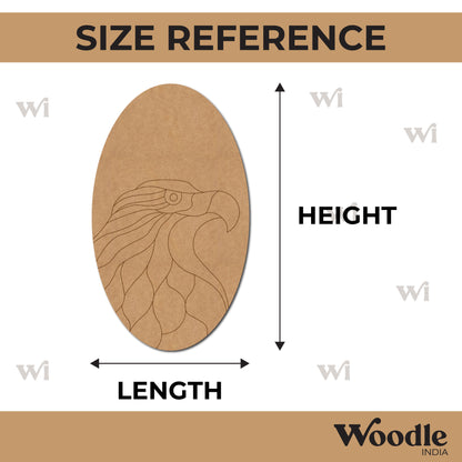 Eagle Pre Marked Oval MDF Design 1