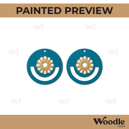 Earrings MDF Design 1
