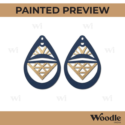 Earrings MDF Design 104