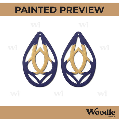 Earrings MDF Design 108