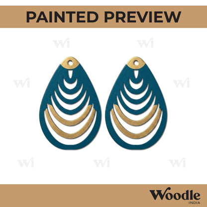 Earrings MDF Design 109