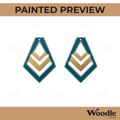 Earrings MDF Design 11