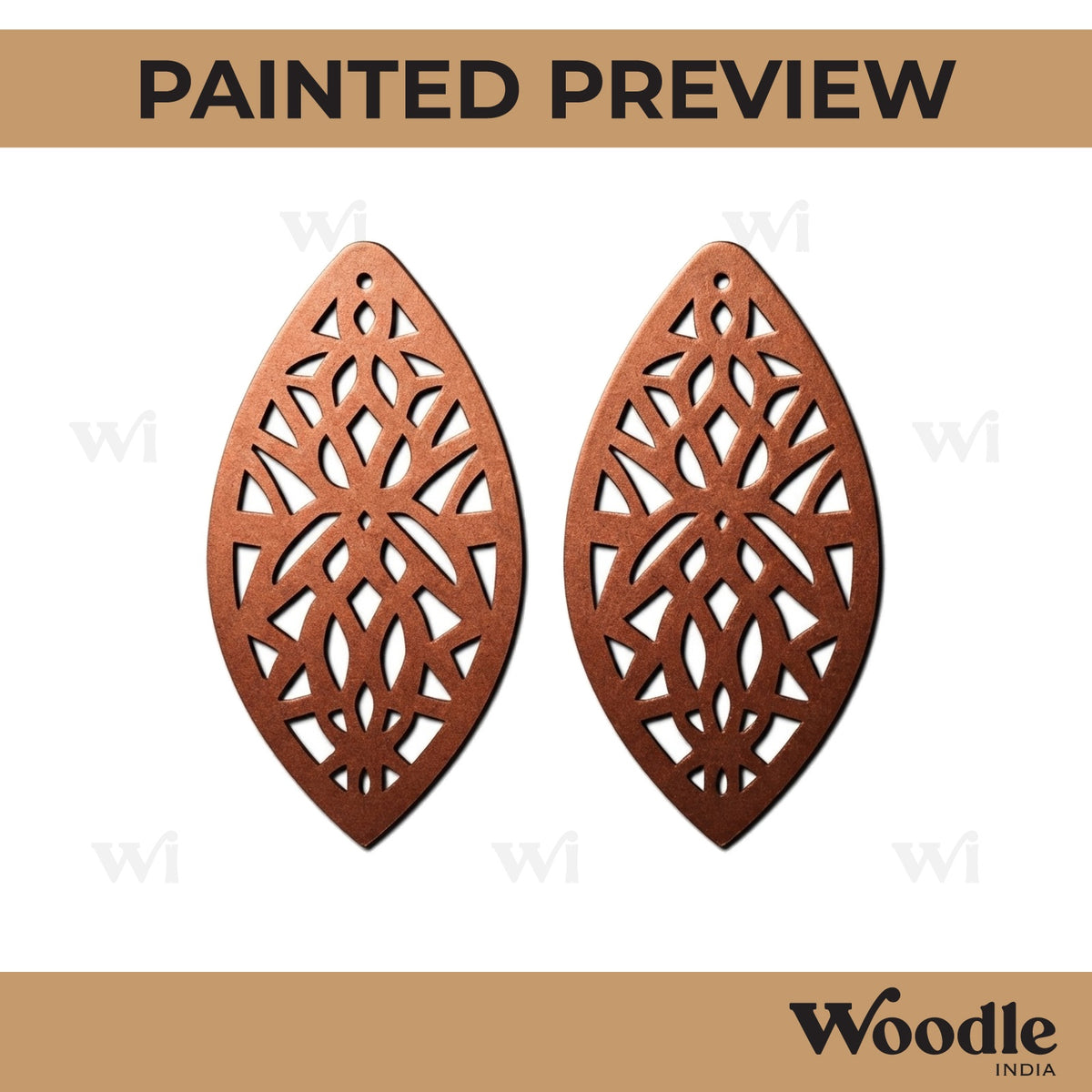 Earrings MDF Design 110