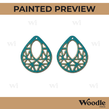 Earrings MDF Design 112