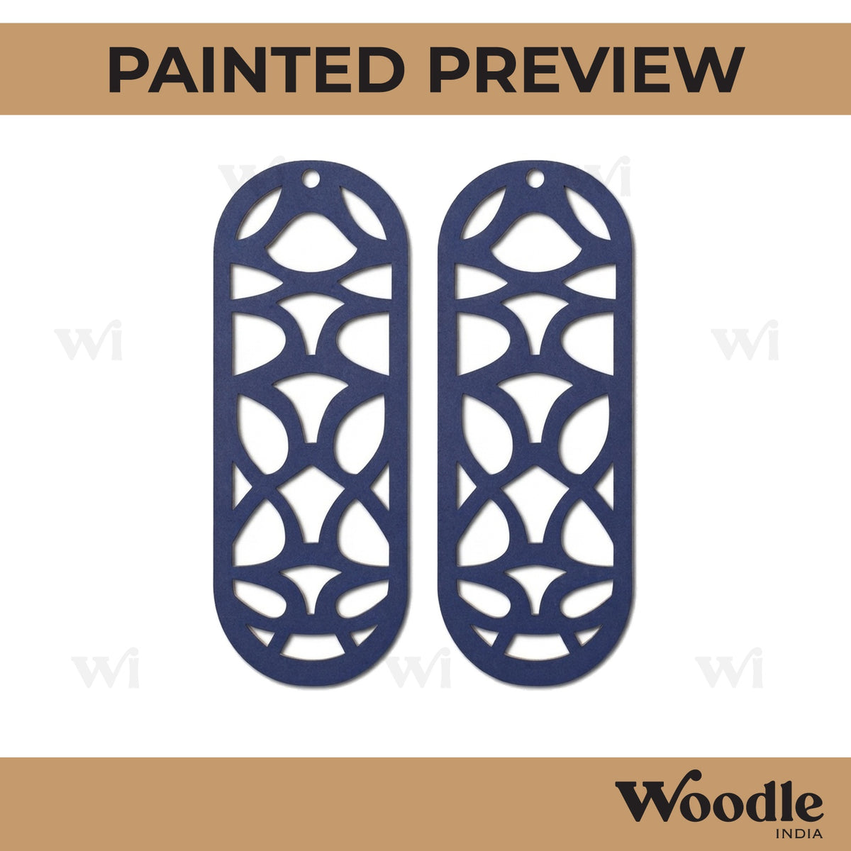 Earrings MDF Design 113