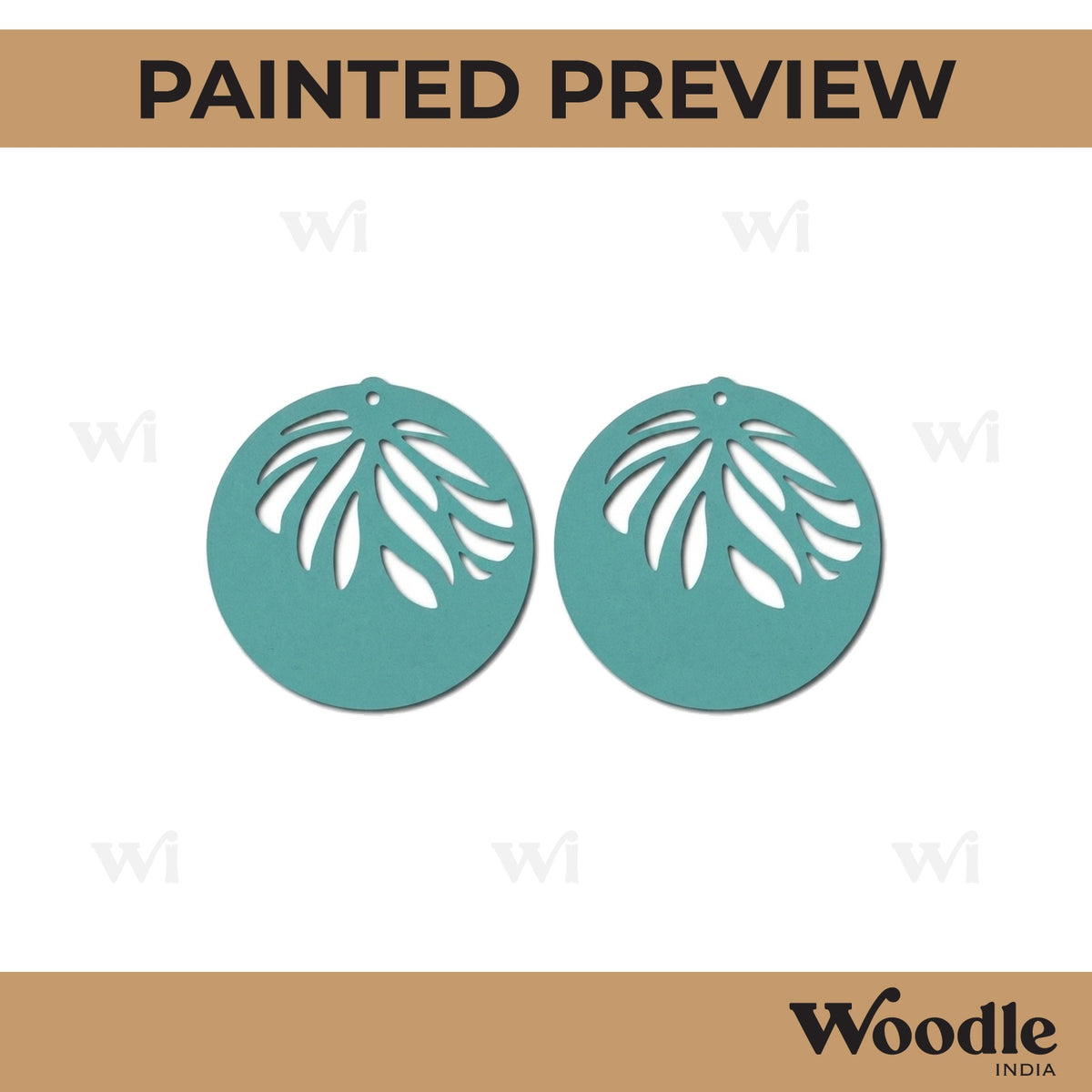Earrings MDF Design 116