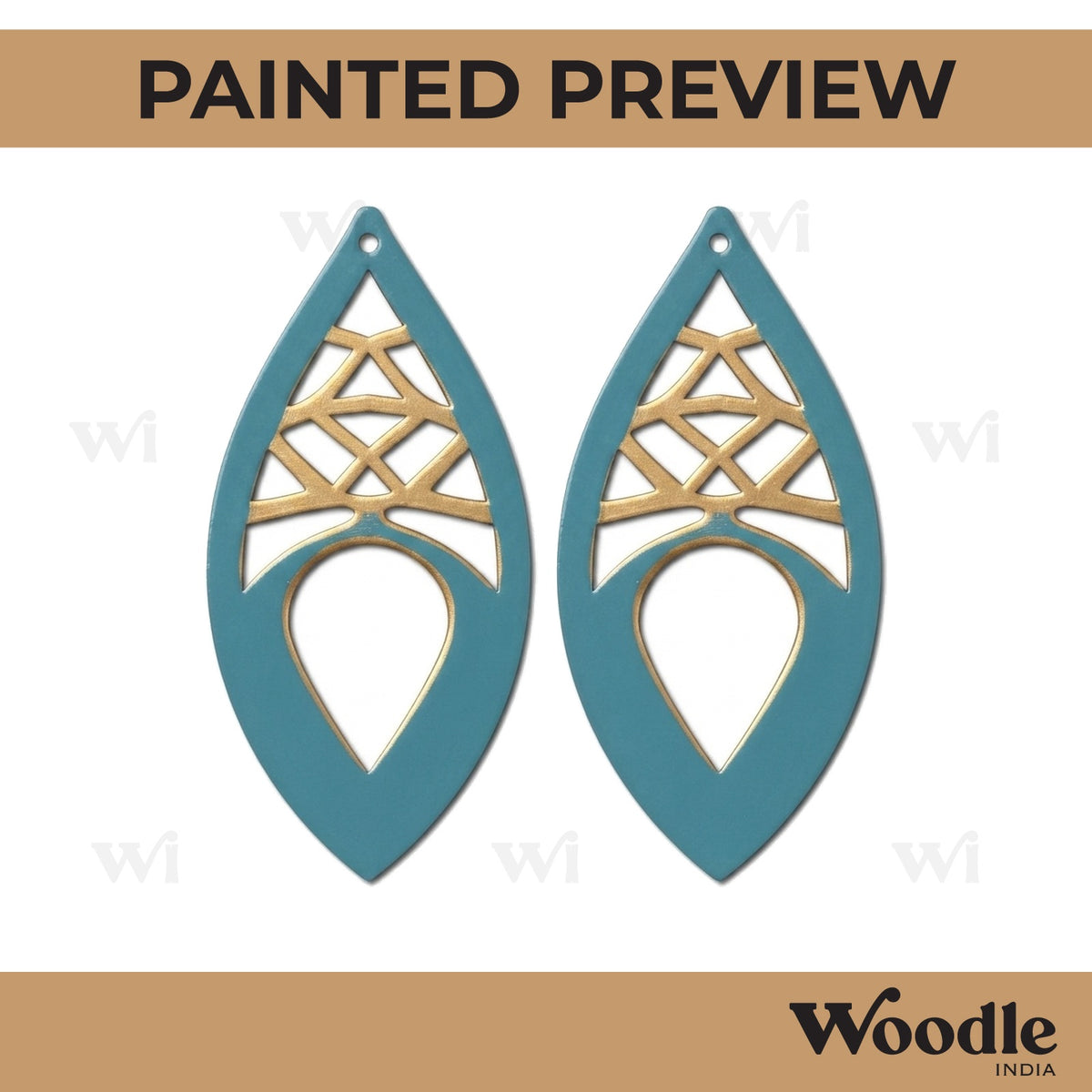 Earrings MDF Design 117