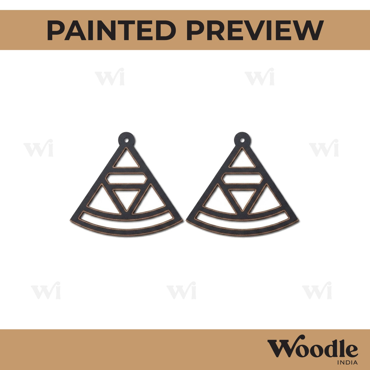 Earrings MDF Design 118