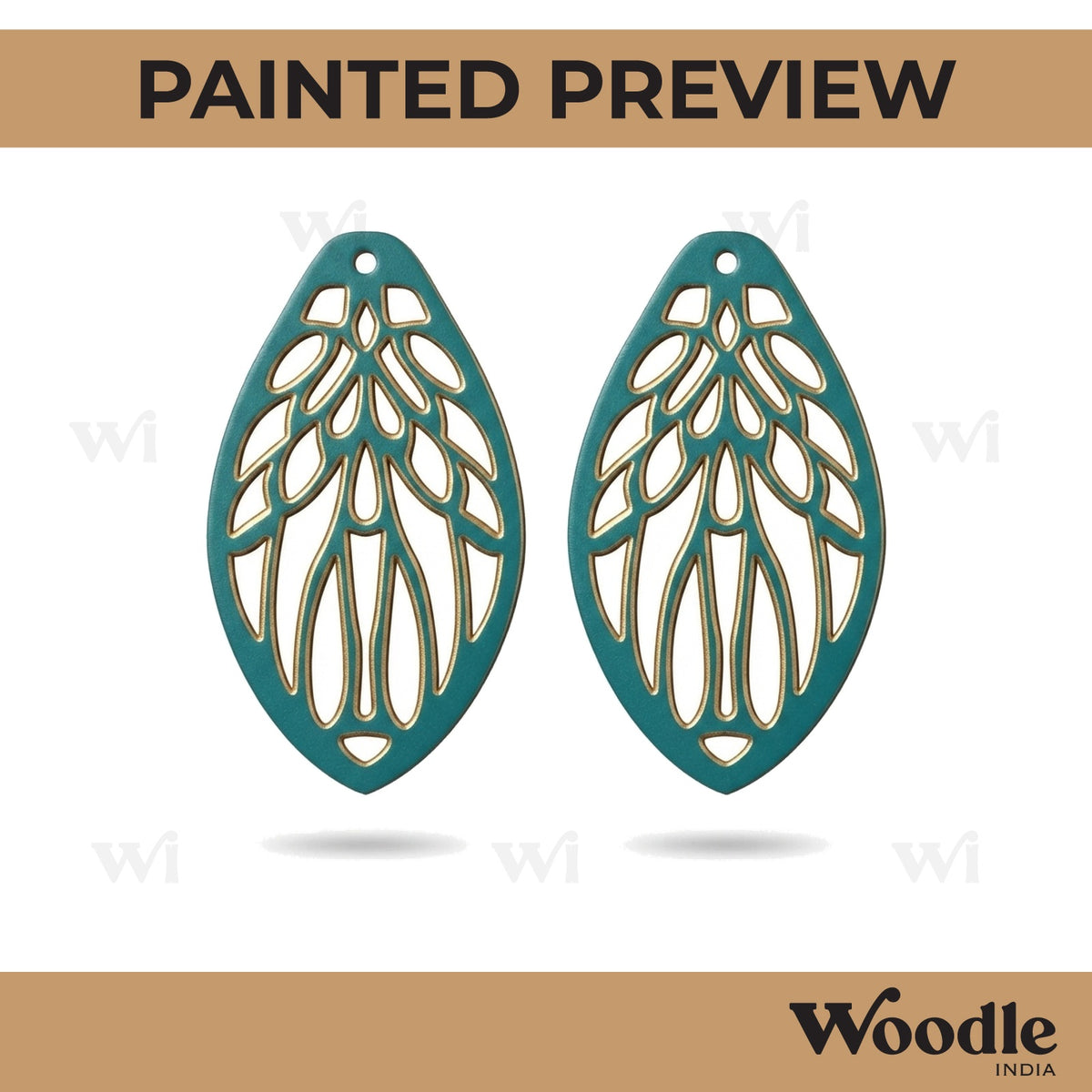 Earrings MDF Design 119