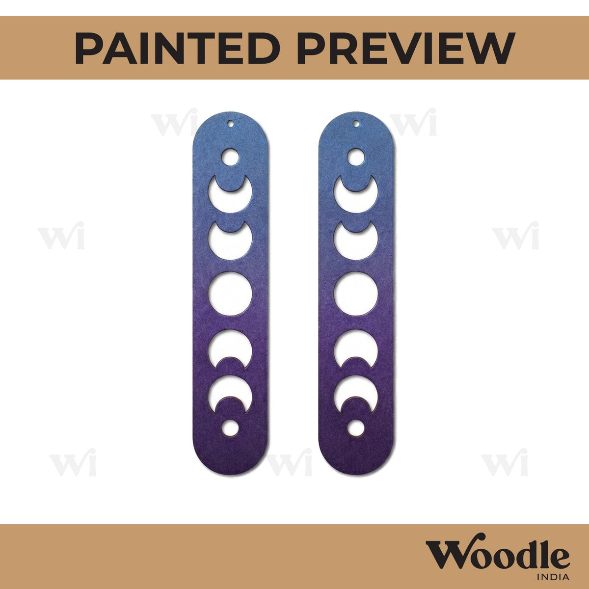 Earrings MDF Design 122