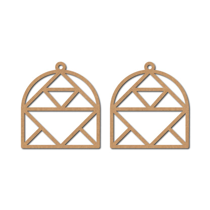 Earrings MDF Design 123