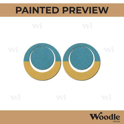 Earrings MDF Design 129