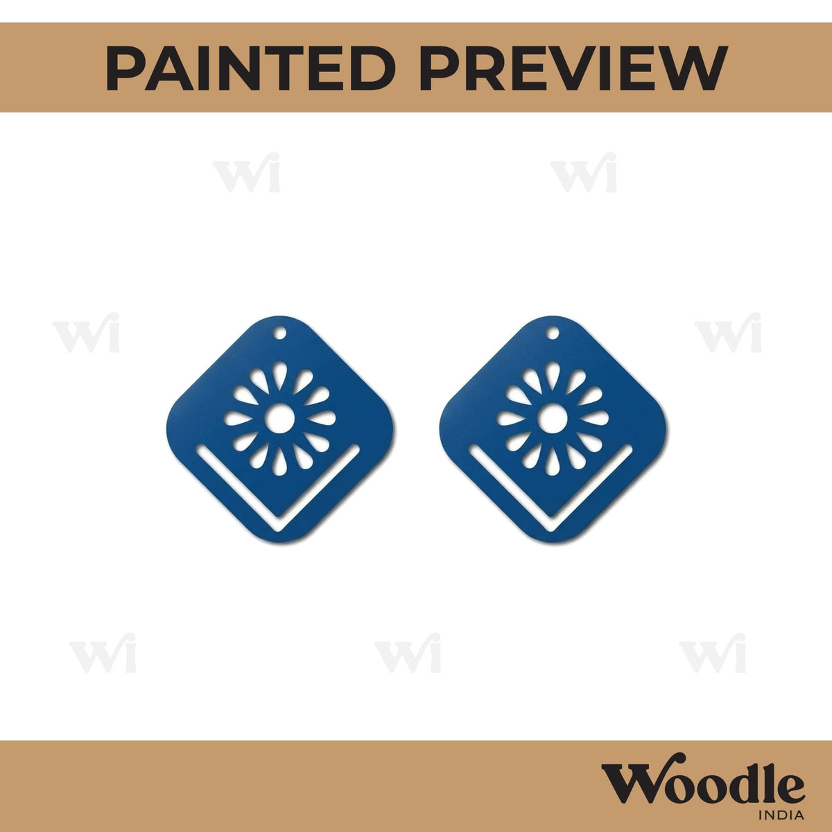 Earrings MDF Design 13