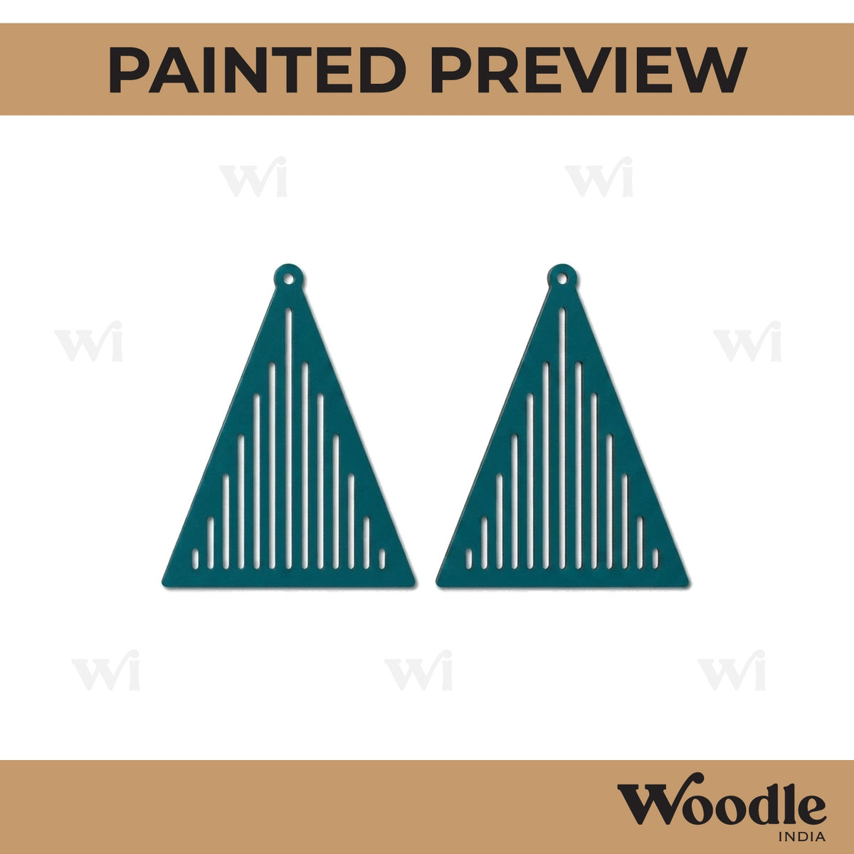 Earrings MDF Design 131