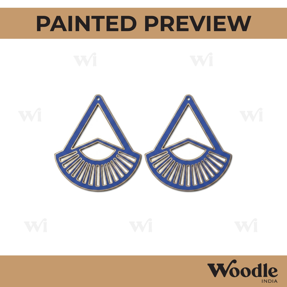 Earrings MDF Design 134