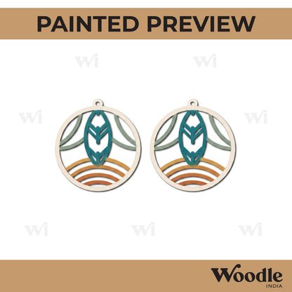Earrings MDF Design 137