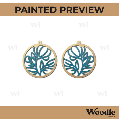 Earrings MDF Design 139