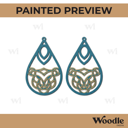 Earrings MDF Design 145