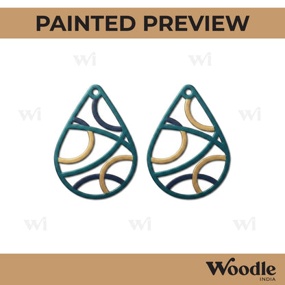 Earrings MDF Design 148