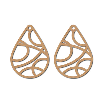 Earrings MDF Design 148