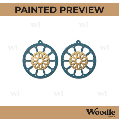 Earrings MDF Design 149
