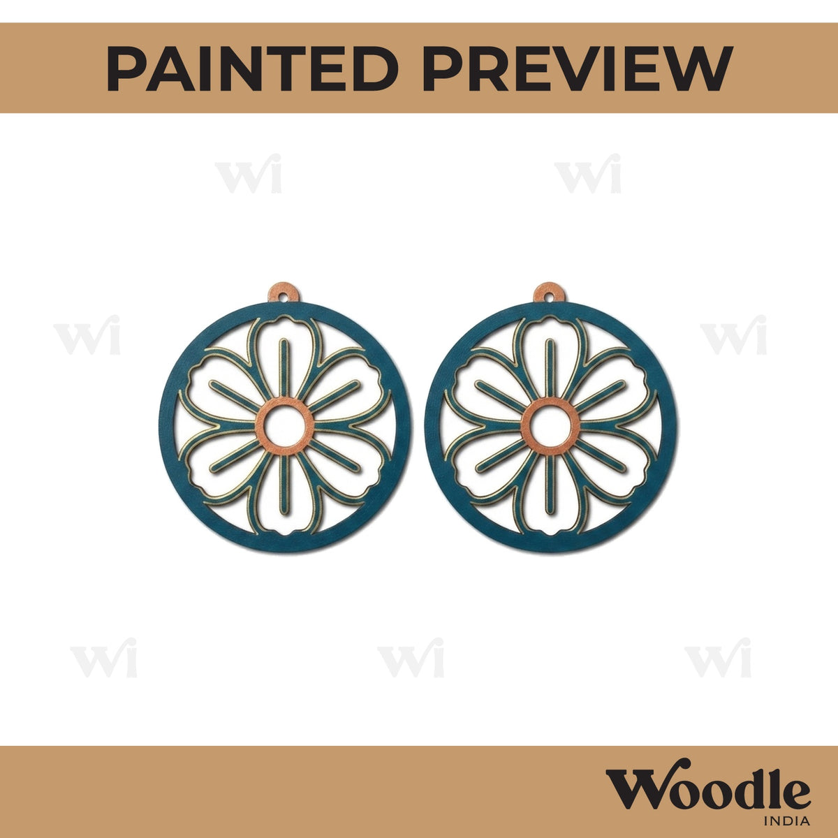 Earrings MDF Design 150