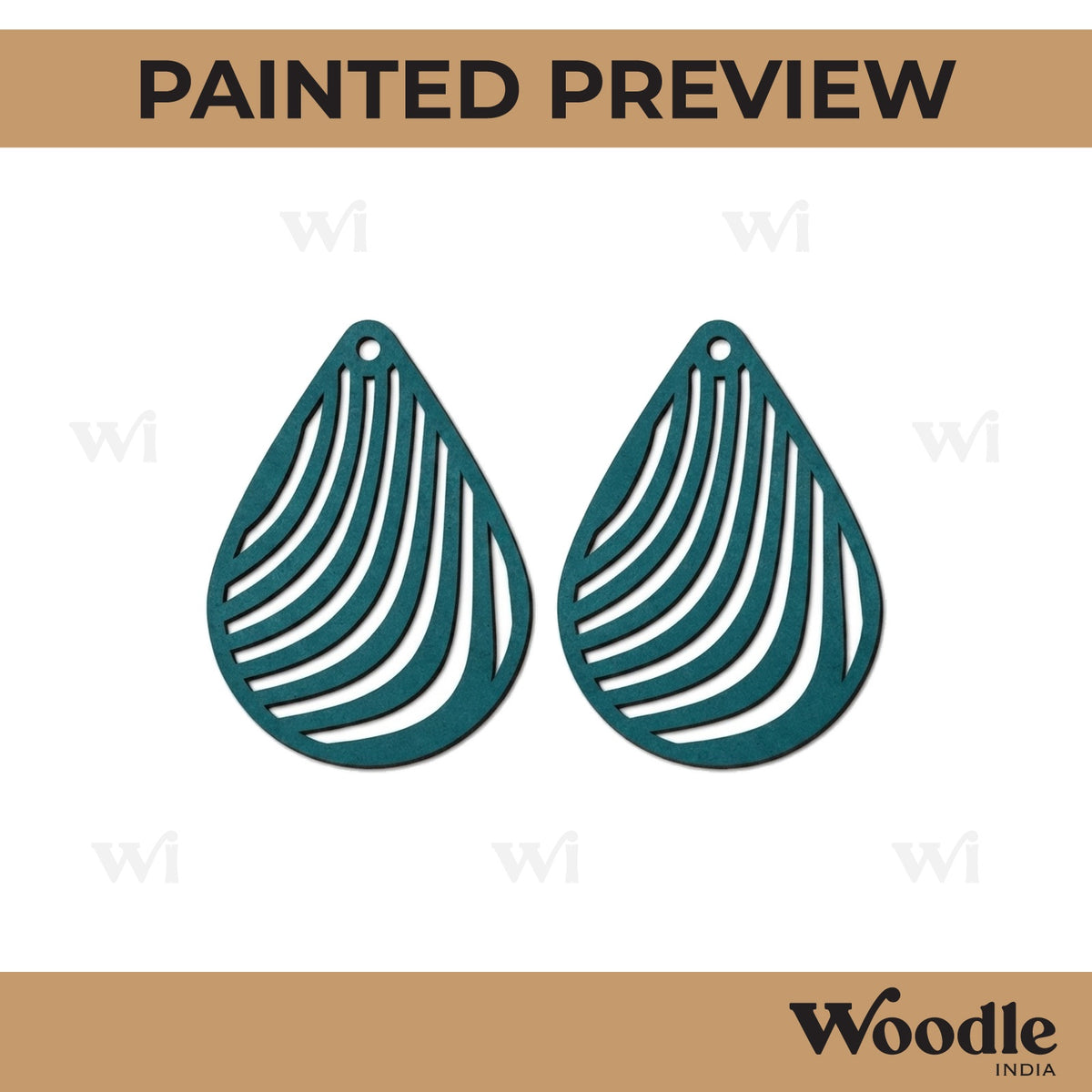 Earrings MDF Design 151