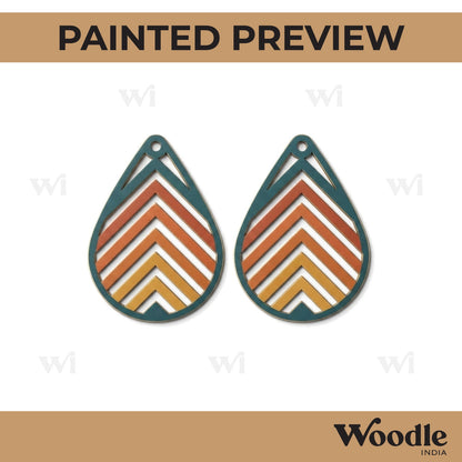 Earrings MDF Design 155