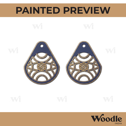 Earrings MDF Design 157