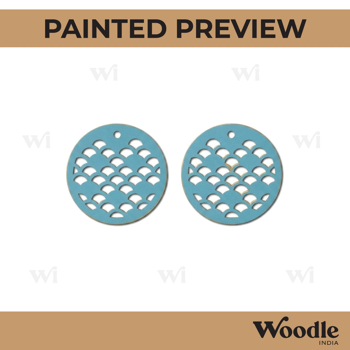 Earrings MDF Design 167