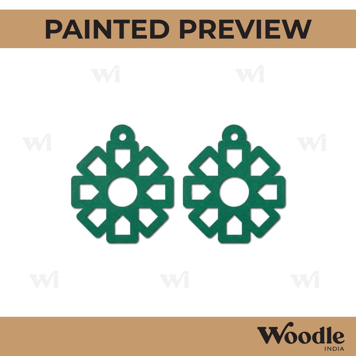Earrings MDF Design 170
