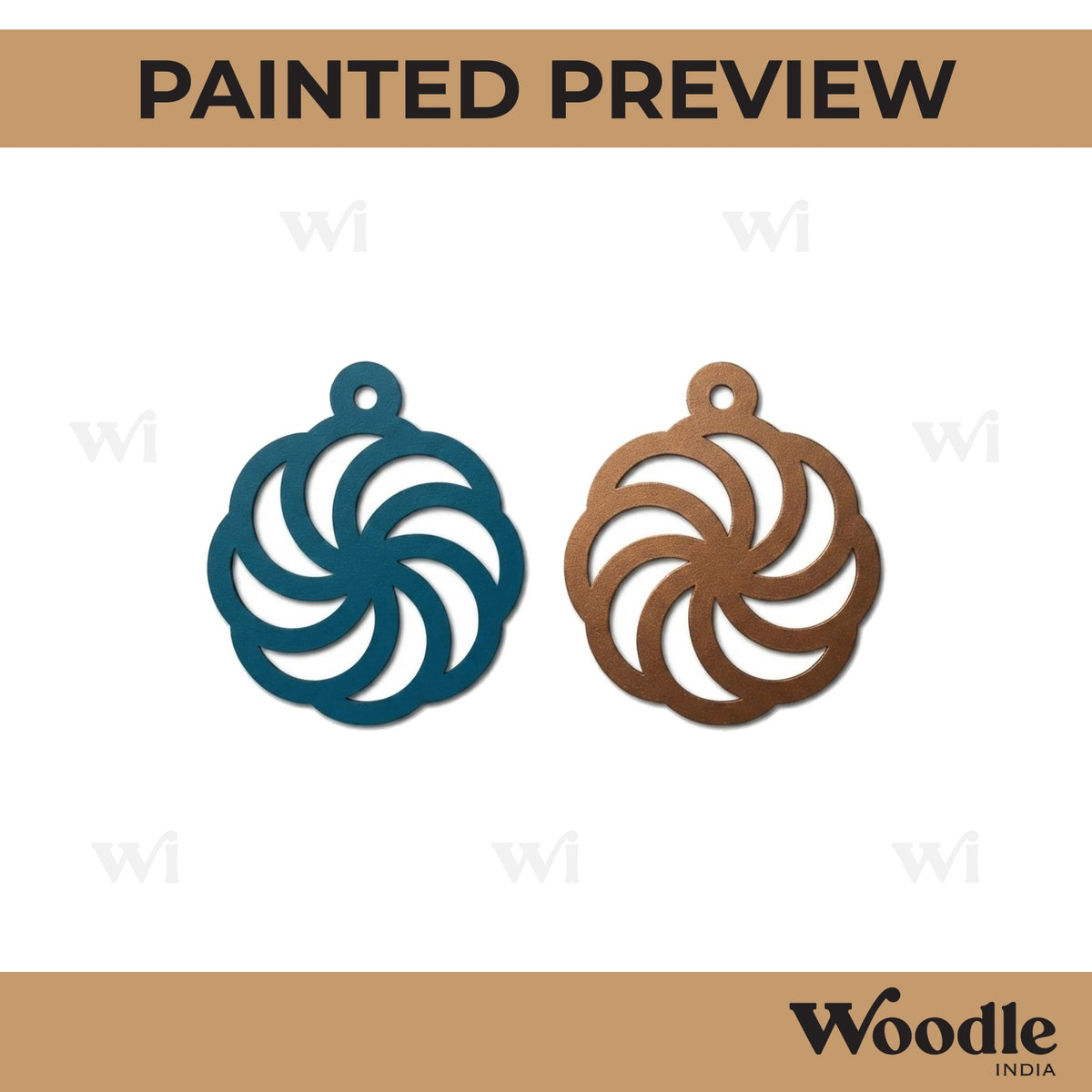 Earrings MDF Design 171