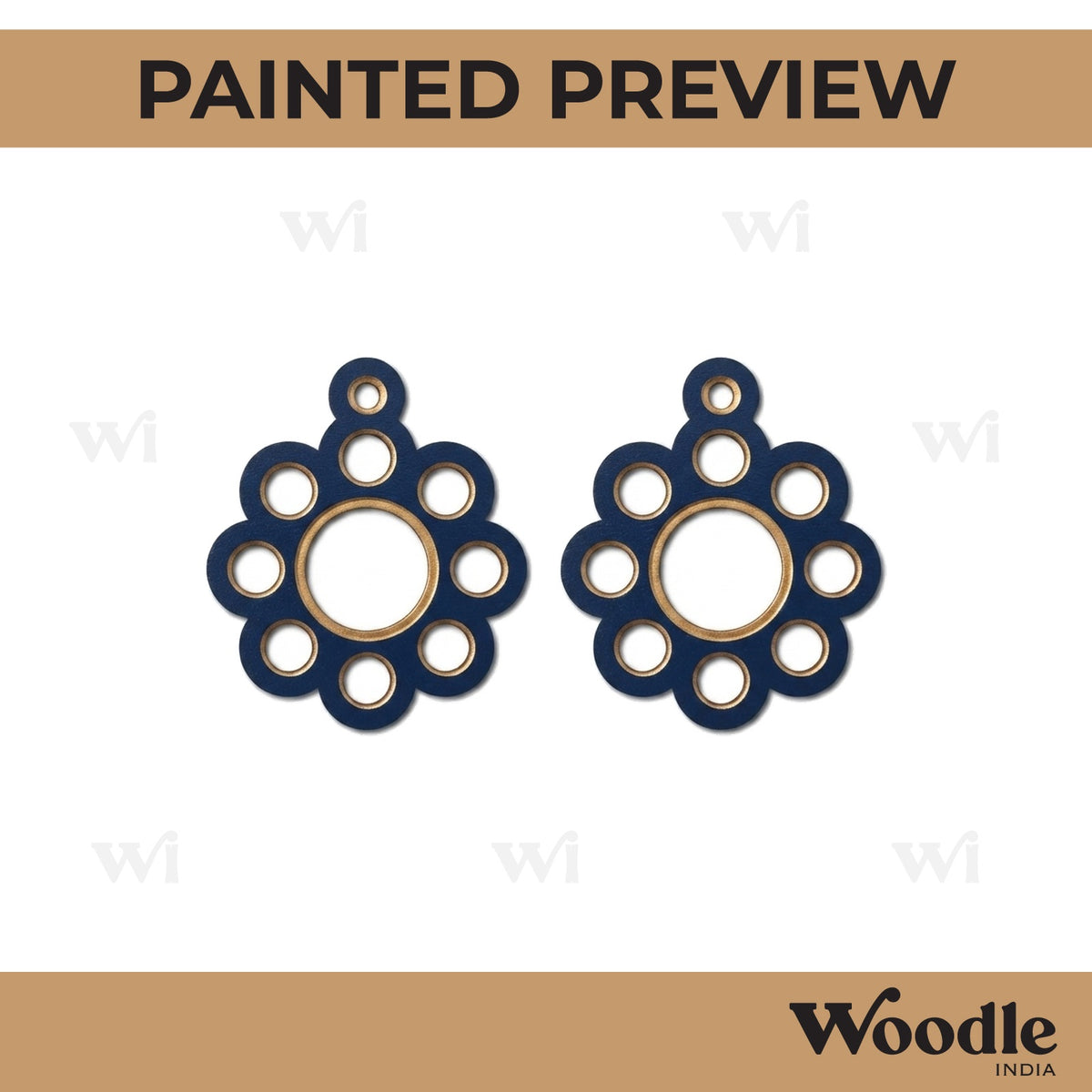 Earrings MDF Design 172