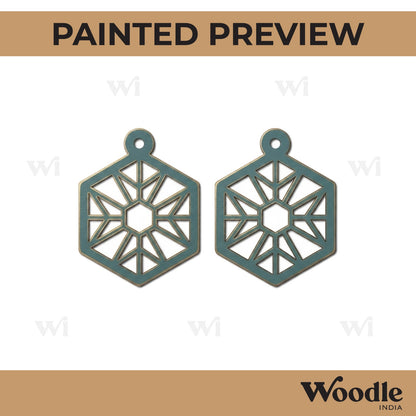 Earrings MDF Design 173