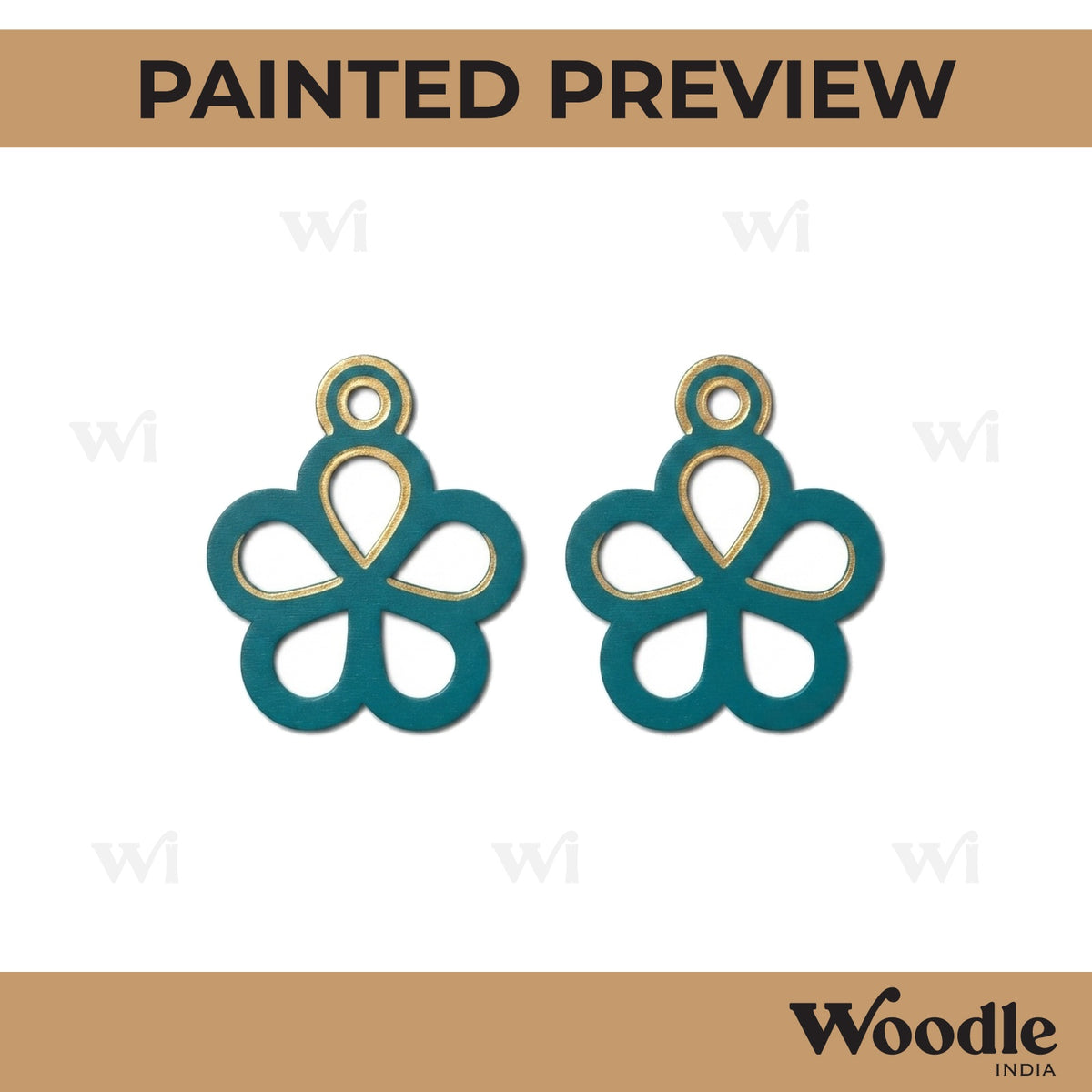 Earrings MDF Design 177