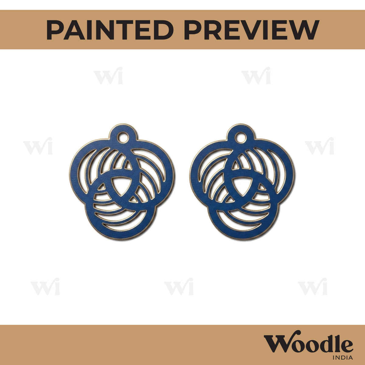 Earrings MDF Design 178