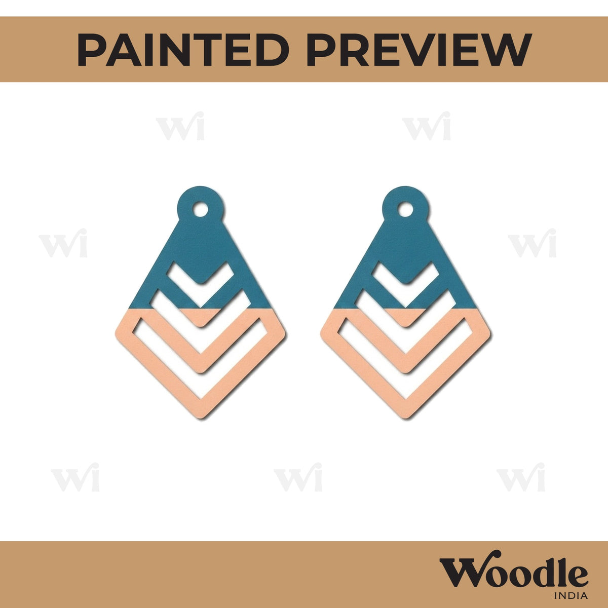 Earrings MDF Design 179