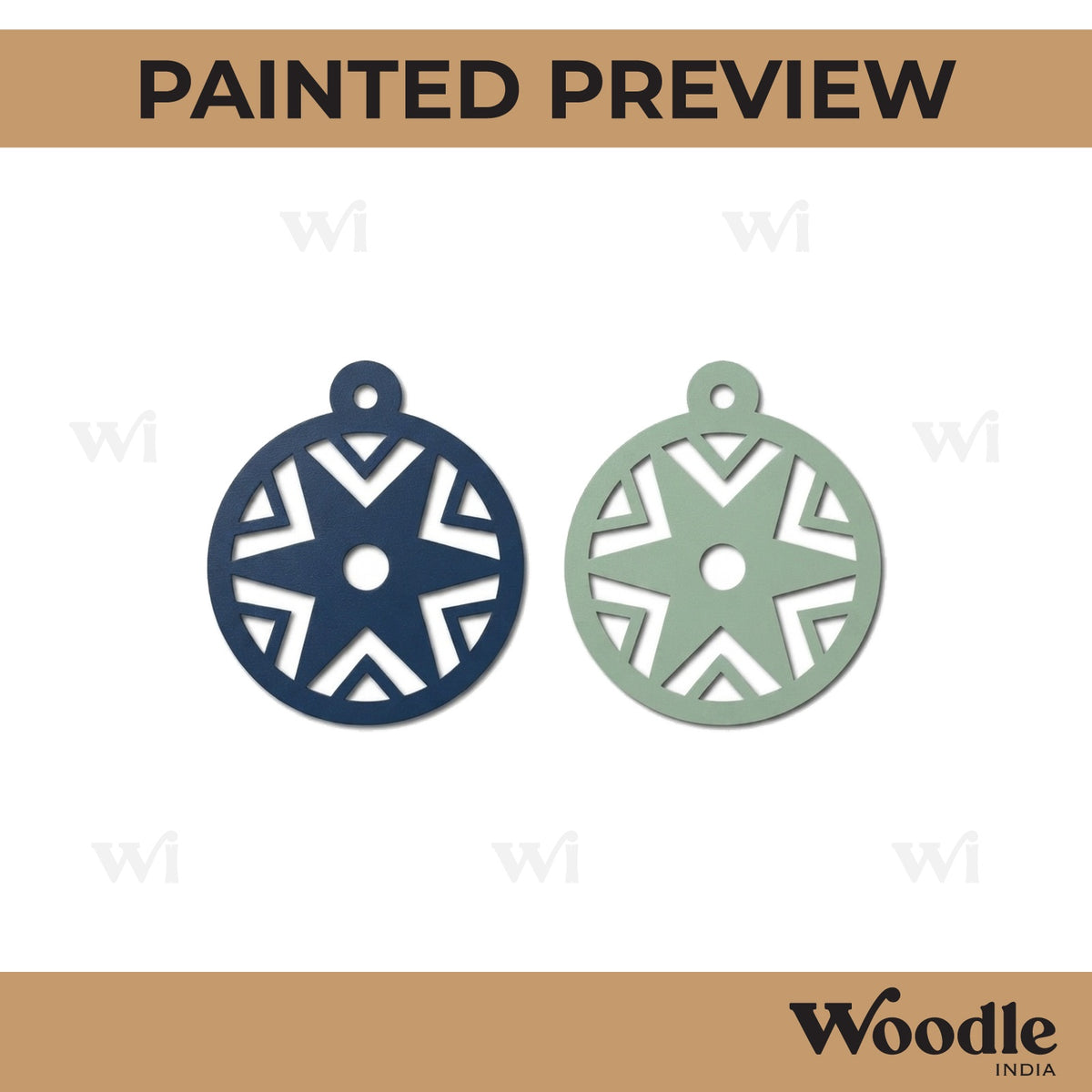 Earrings MDF Design 180