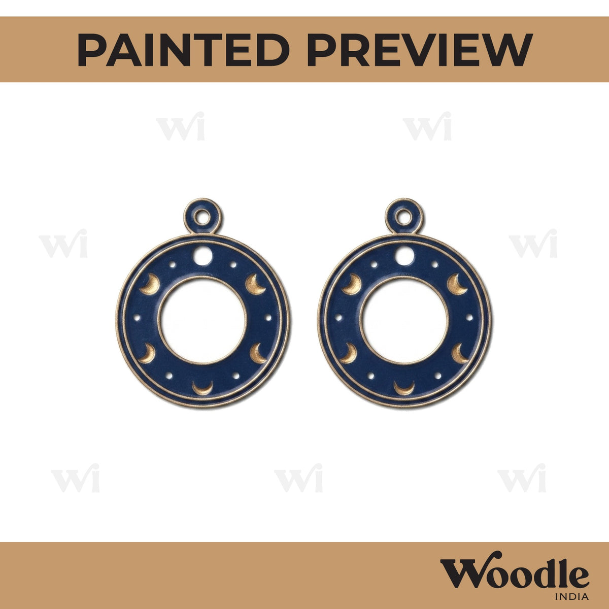 Earrings MDF Design 186