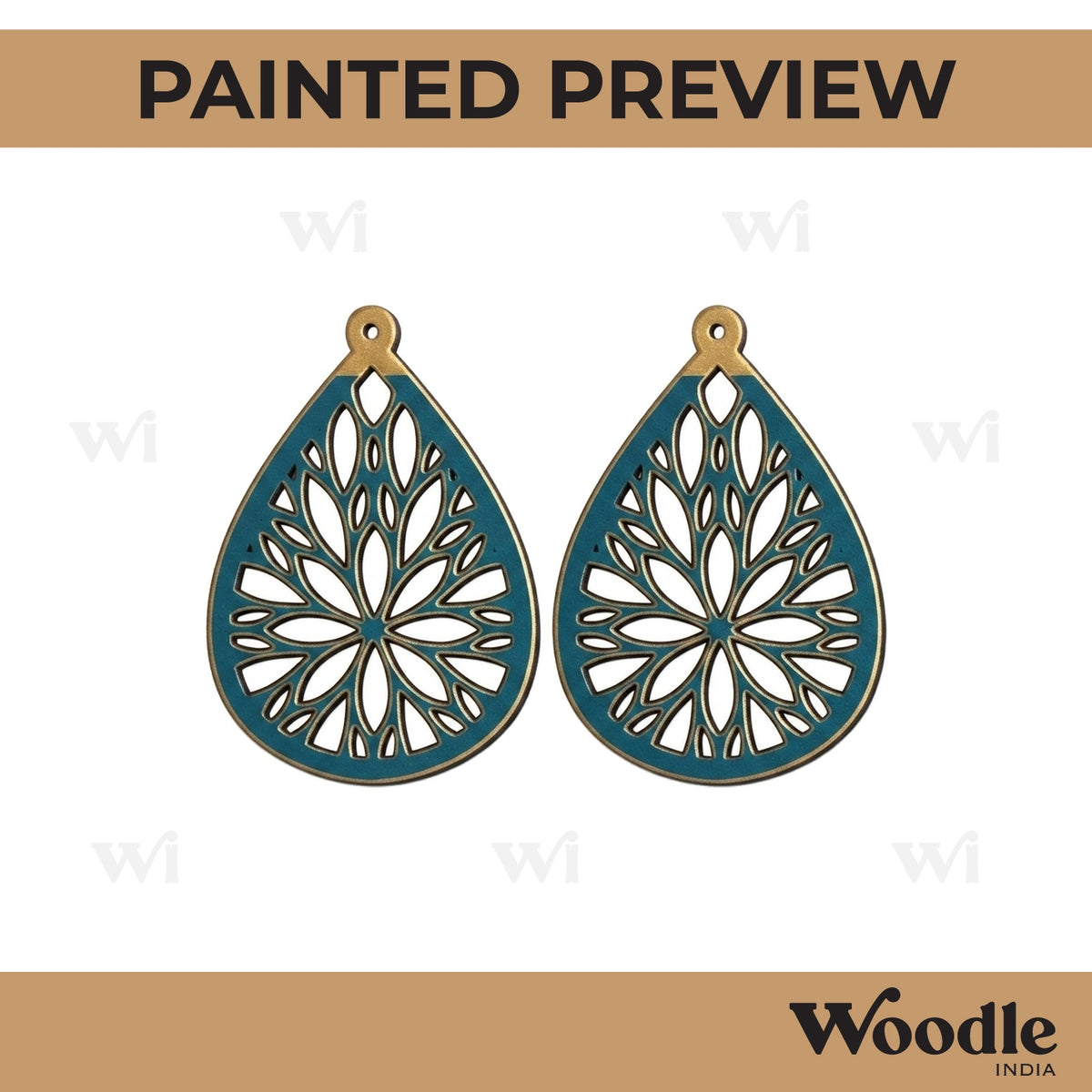 Earrings MDF Design 192