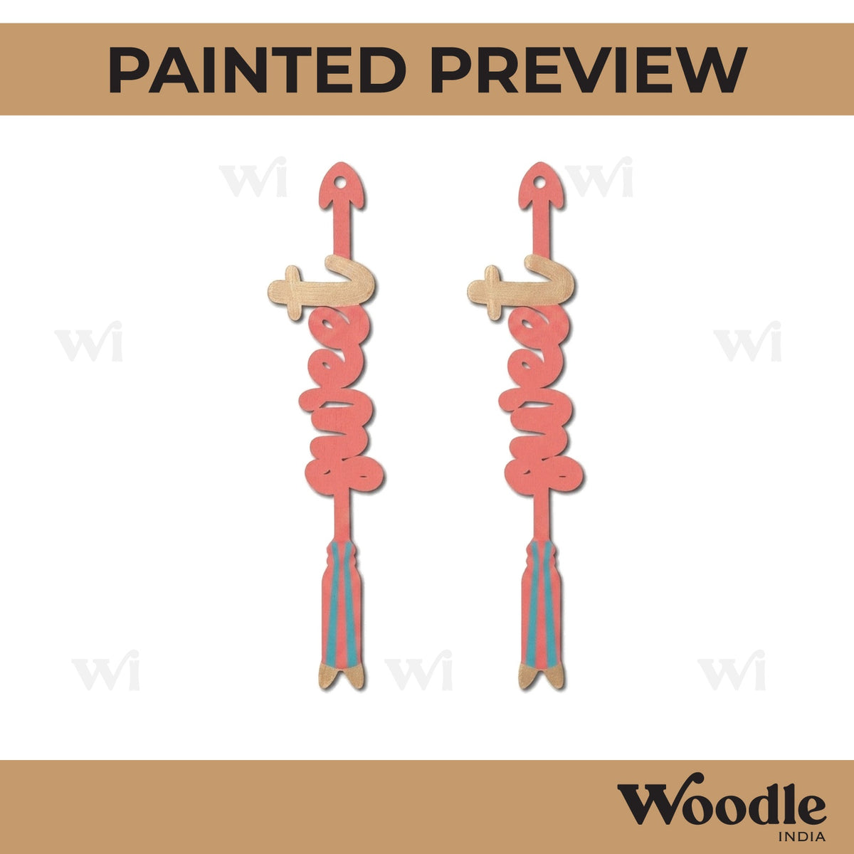 Earrings MDF Design 194
