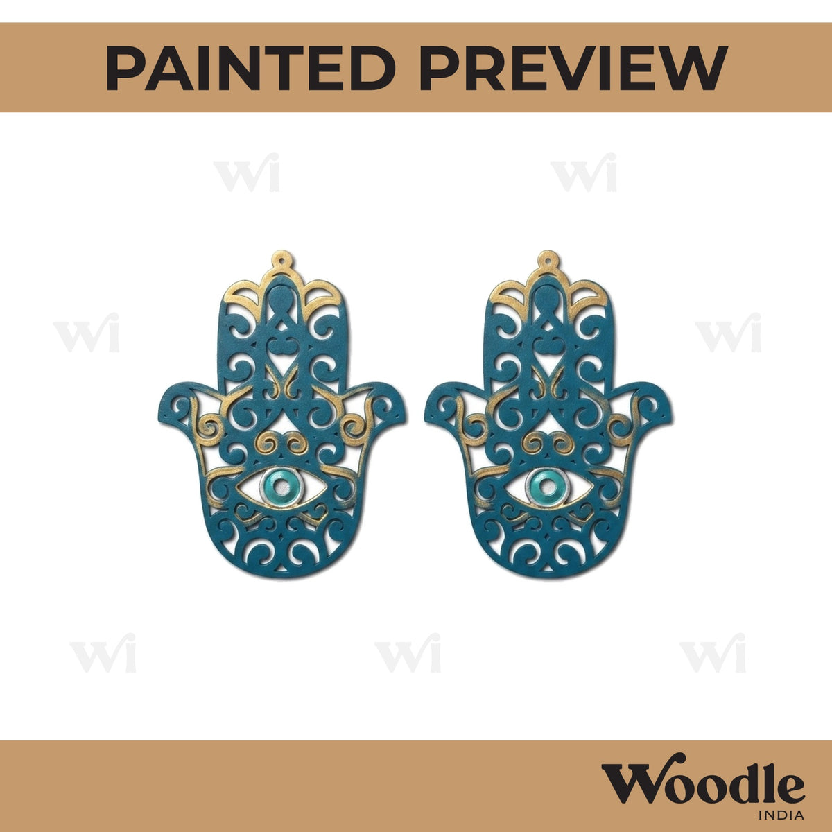 Earrings MDF Design 195